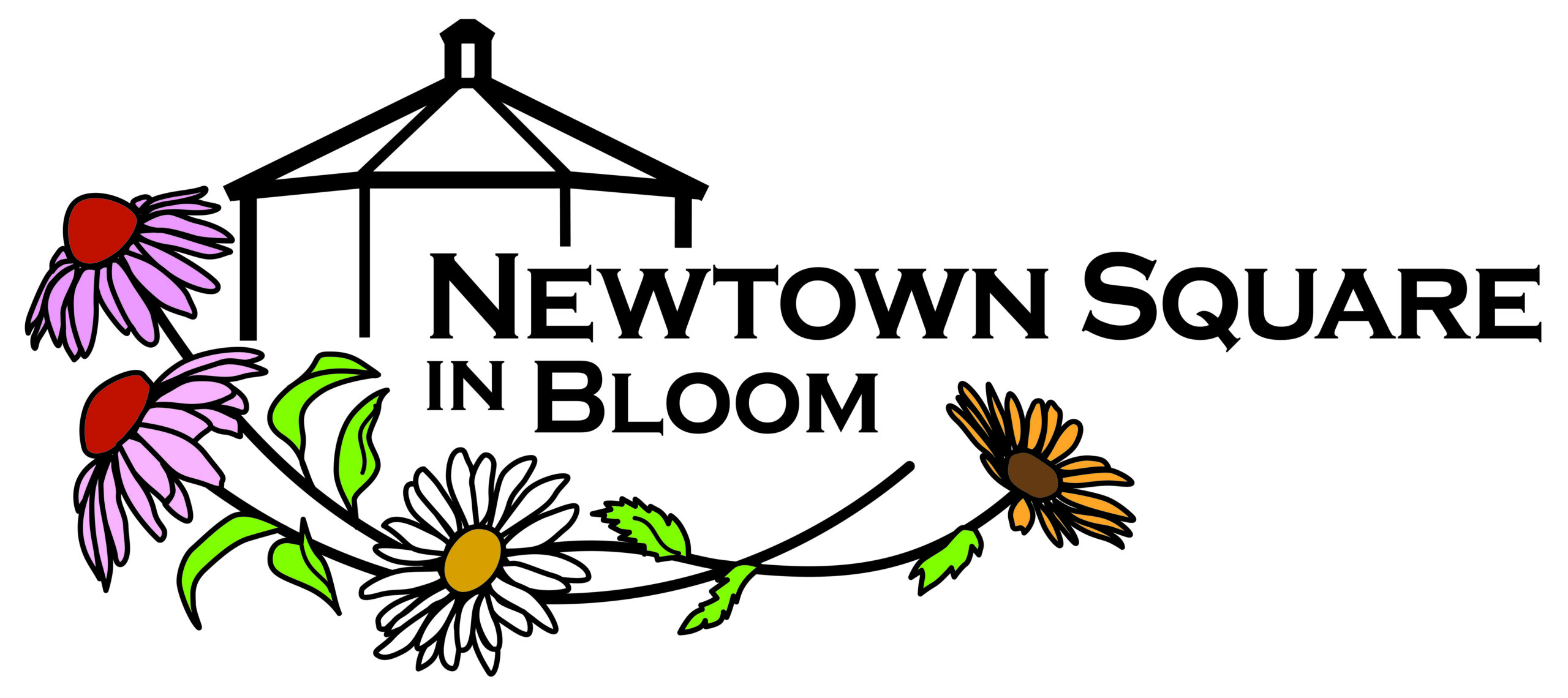 Newtown Square in Bloom